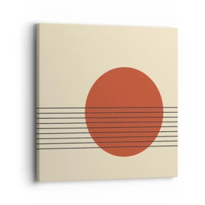 Bild auf Leinwand - Leinwandbild - Immer wieder und weiter - 40x40 cm