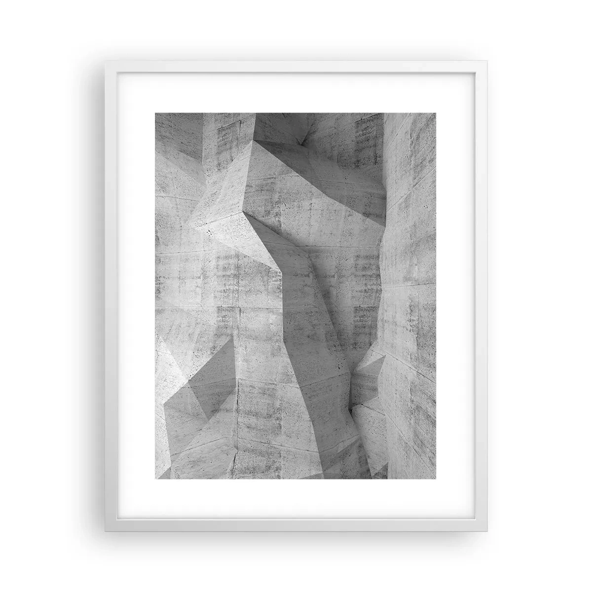 Poster in einem weißen Rahmen - Eine echte Herausforderung - 40x50 cm