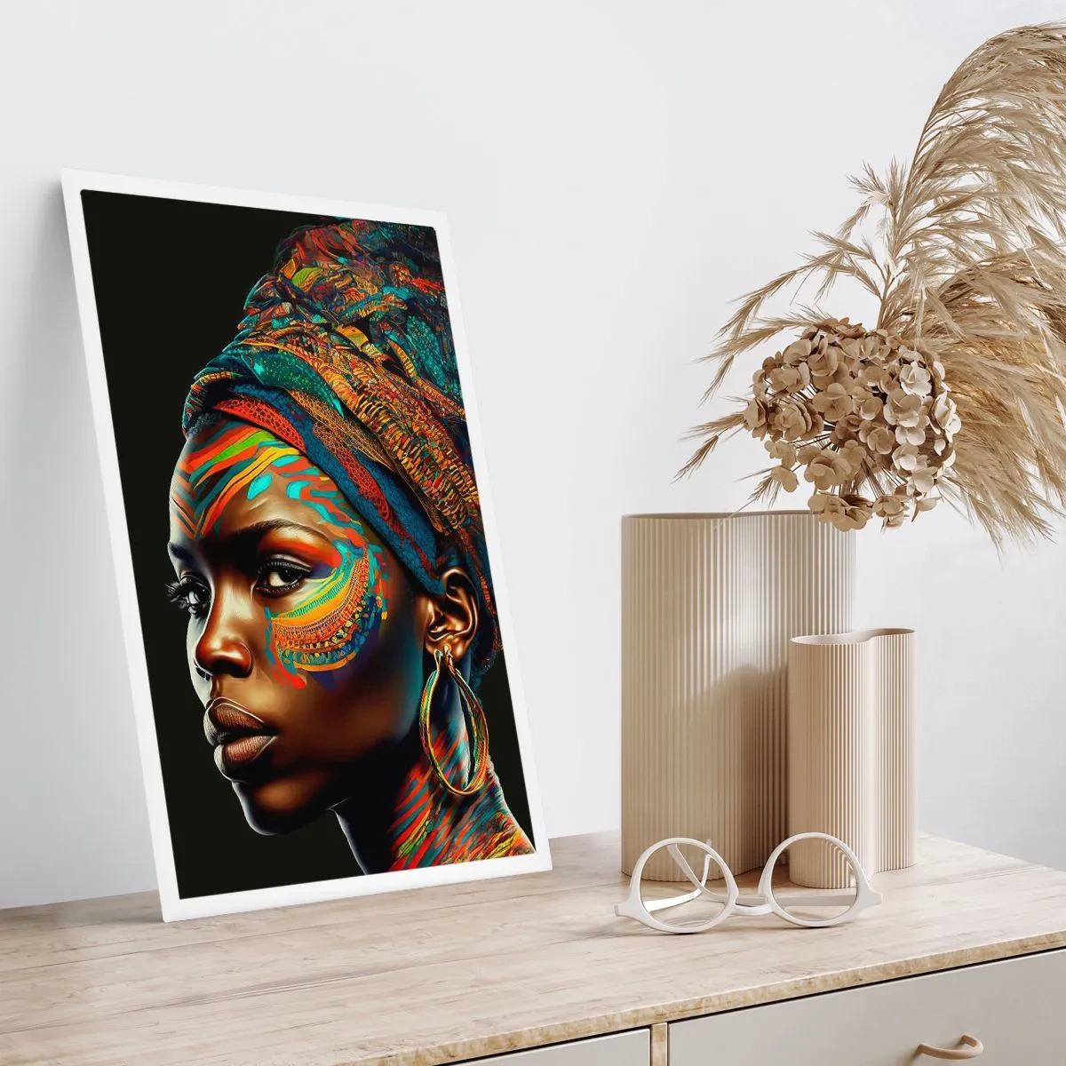 Poster - Afrikanische Königin - 40x50 cm