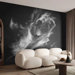 Fototapete Premium Sand - Im Flug hängen geblieben - Tänzer, Ballett, Kultur - 350x256 cm