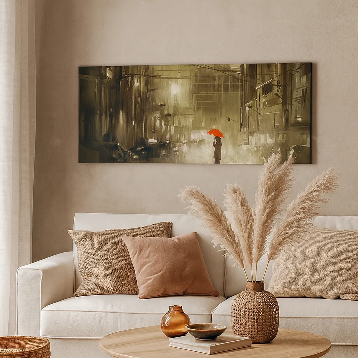 Bild auf Leinwand - Leinwandbild - Allein aber nicht einsam - 30x30 cm