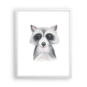 Poster in einem weißen Rahmen - Ein Moment zum Bewegen - 40x50 cm