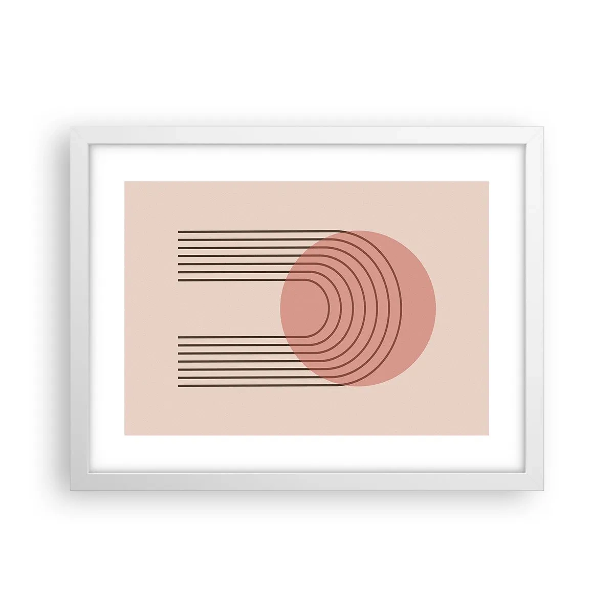 Poster in einem weißen Rahmen - Unwiderstehliche Anziehungskraft - 40x30 cm