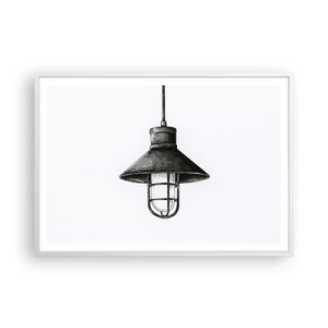 Poster in einem weißen Rahmen - Wie vor Jahren… - 100x70 cm