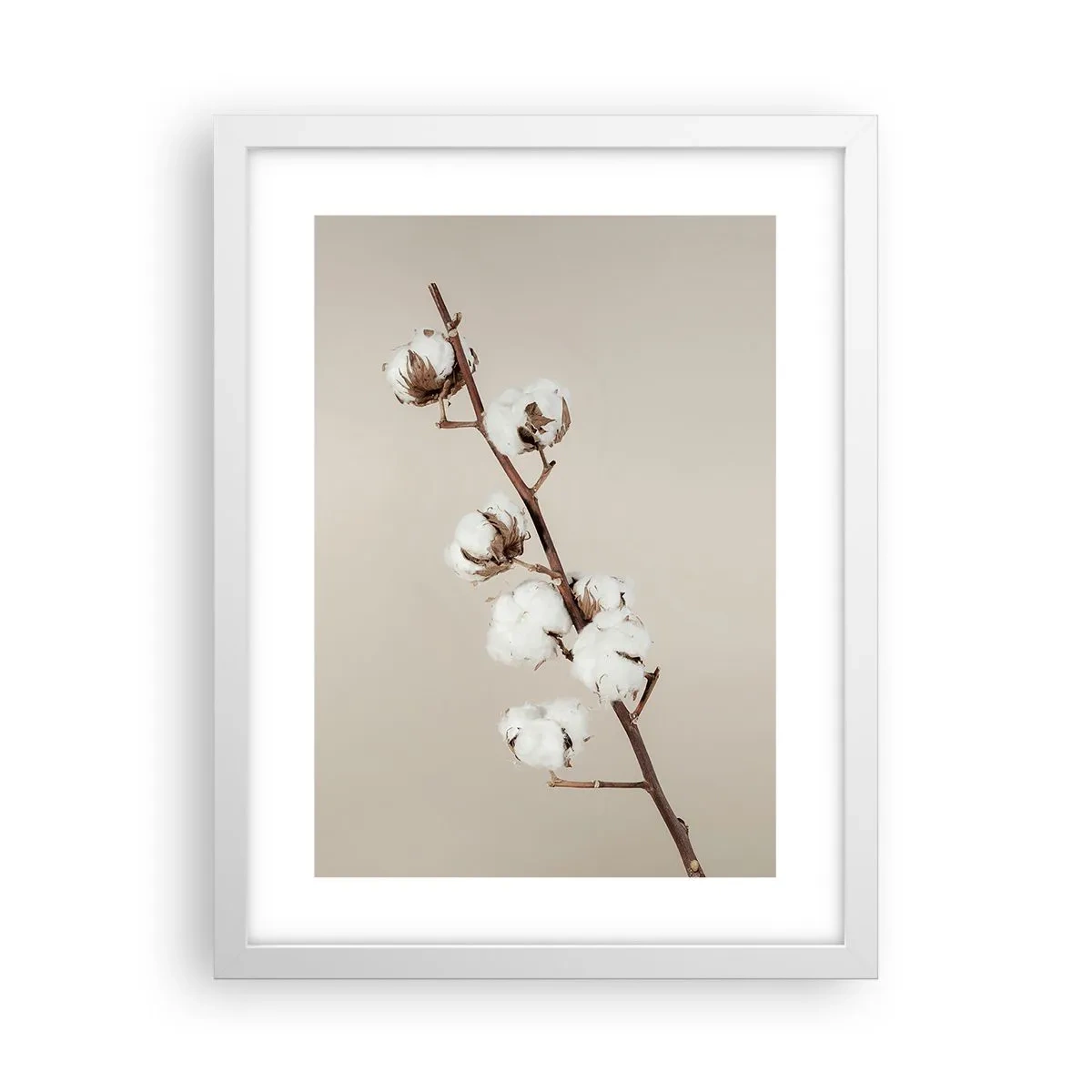 Poster in einem weißen Rahmen - An der Quelle der Weichheit - 30x40 cm