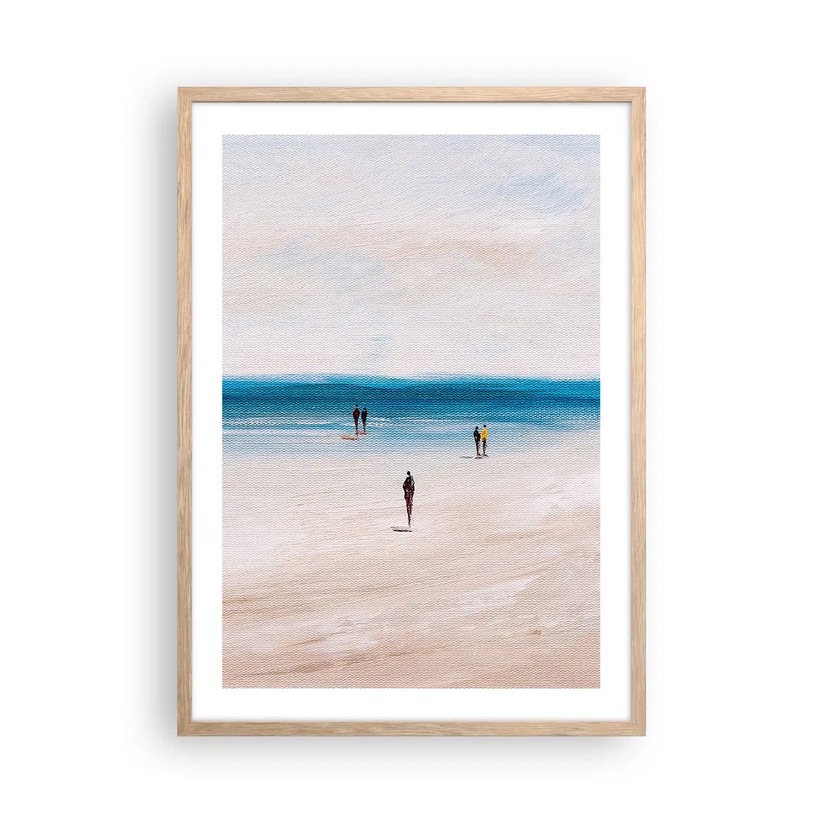 Poster in einem Rahmen aus heller Eiche - Natürliches Bedürfnis - 50x70 cm