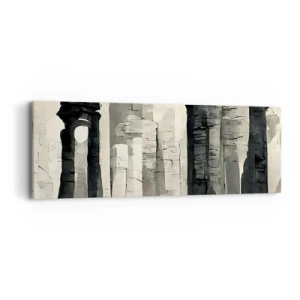 Bild auf Leinwand - Leinwandbild - Majestät der Antike - 90x30 cm