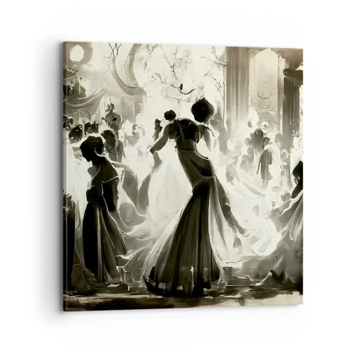 Bild auf Leinwand - Leinwandbild - Die große Maskerade - 70x70 cm