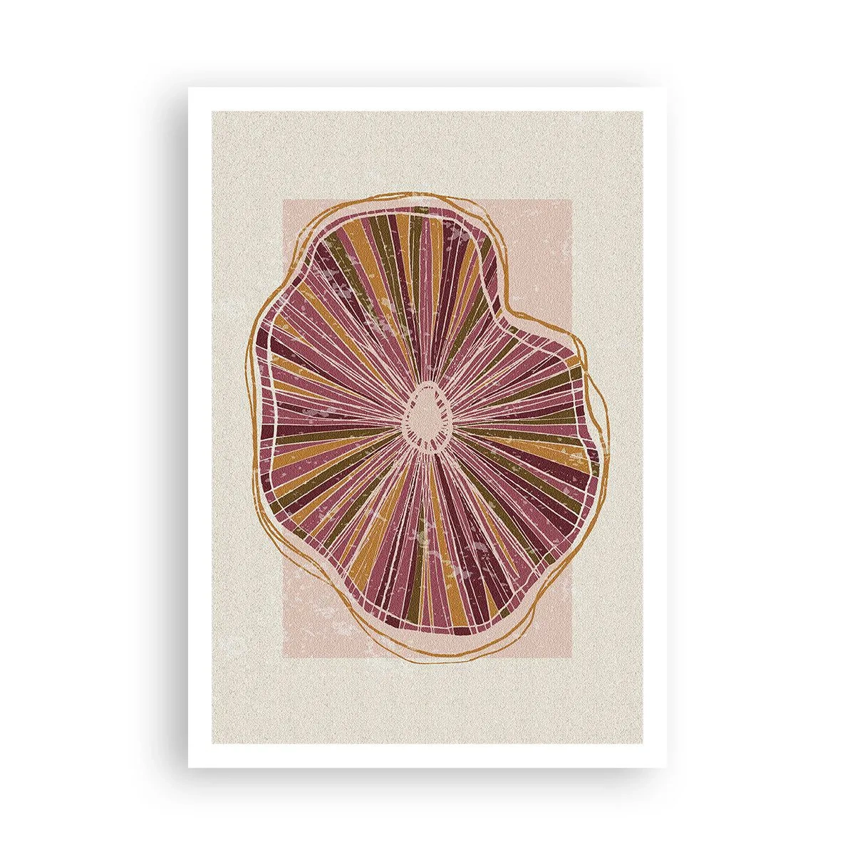 Poster - Strahlende Abstraktion - 70x100 cm