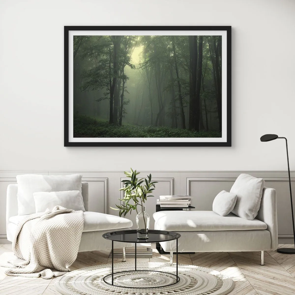 Poster in einem schwarzem Rahmen - Bevor er aufwacht - 40x30 cm