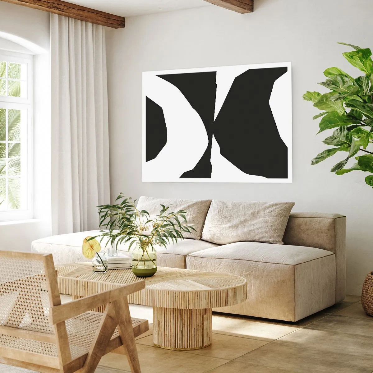 Poster - Positiv negativ - 50x40 cm