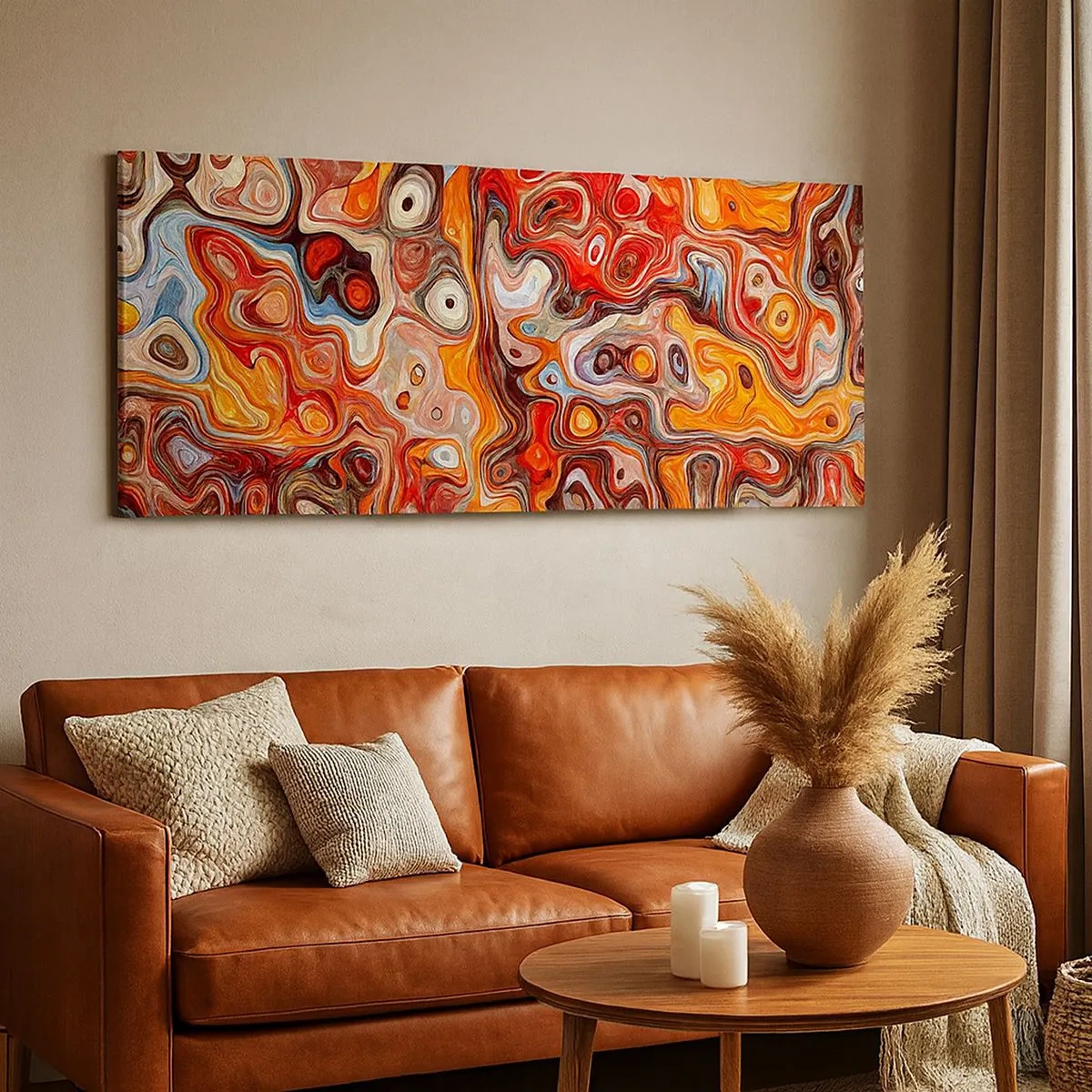 Bild auf Leinwand - Leinwandbild - Wenn die Nüsse in Honig geschmolzen sind - 100x40 cm