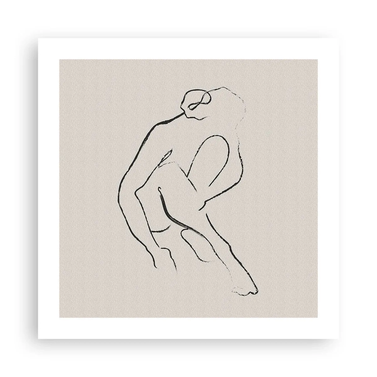 Poster - Intime Skizze - 50x50 cm