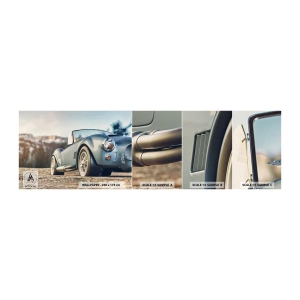 Fototapetenmuster Standard Eco - Denn Stil zählt - Auto, Cabriolet, Reise - 100x30 cm
