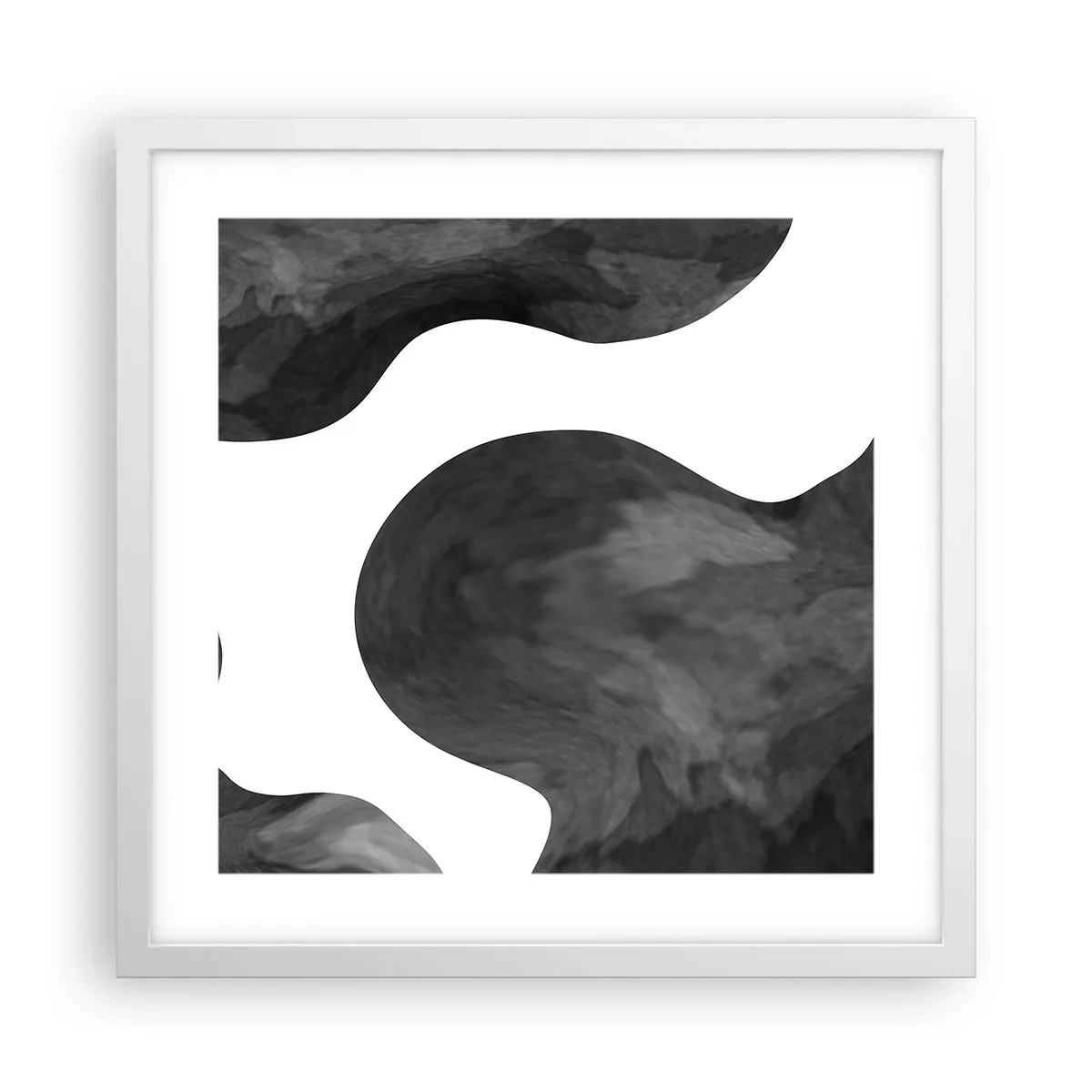 Poster in einem weißen Rahmen - Milchstraße - 40x40 cm