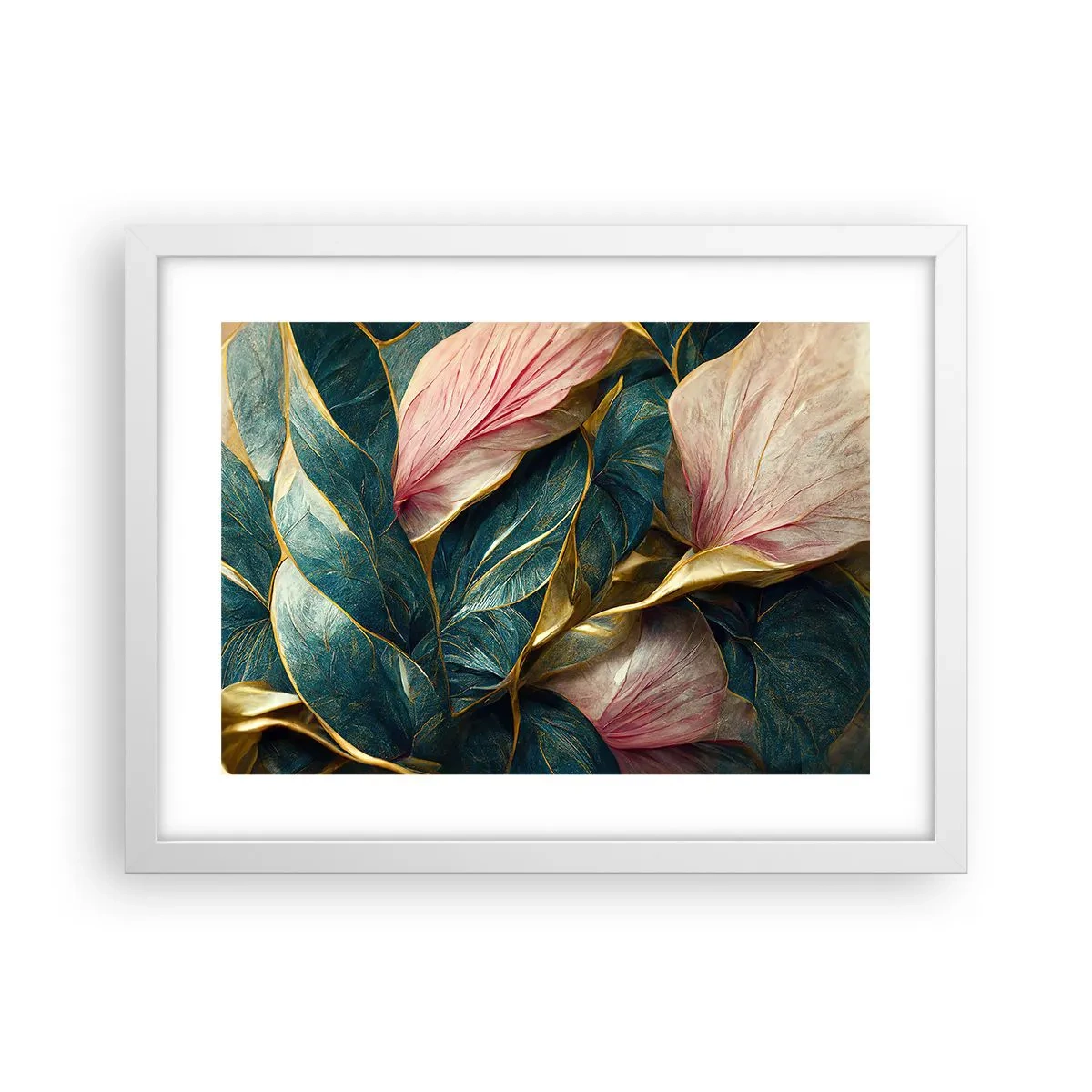 Poster in einem weißen Rahmen - Natürliche Eleganz und Stil - 40x30 cm