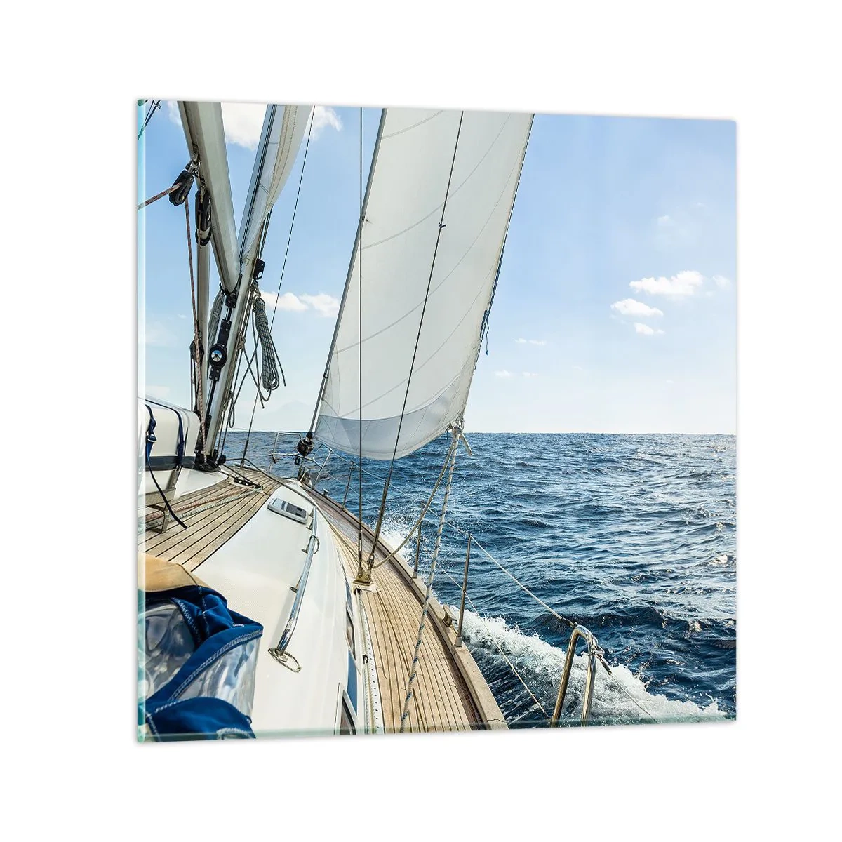 Glasbild - Bild auf glas - Ahoi, Abenteuer - 40x40 cm