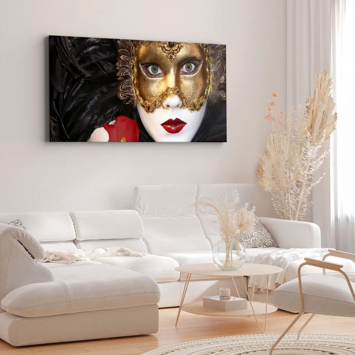Bild auf Leinwand - Leinwandbild - Denn das Leben ist ein großer Ball - 100x40 cm