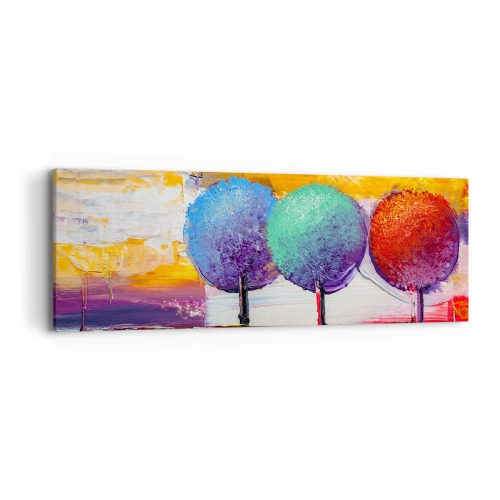 Bild auf Leinwand - Leinwandbild - Aller guten Dinge sind drei - 90x30 cm