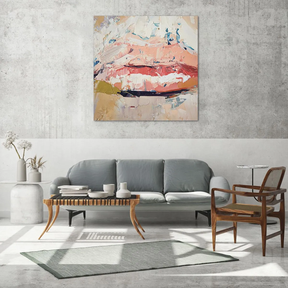 Glasbild - Bild auf glas - Es weckt die Sinne - 30x30 cm