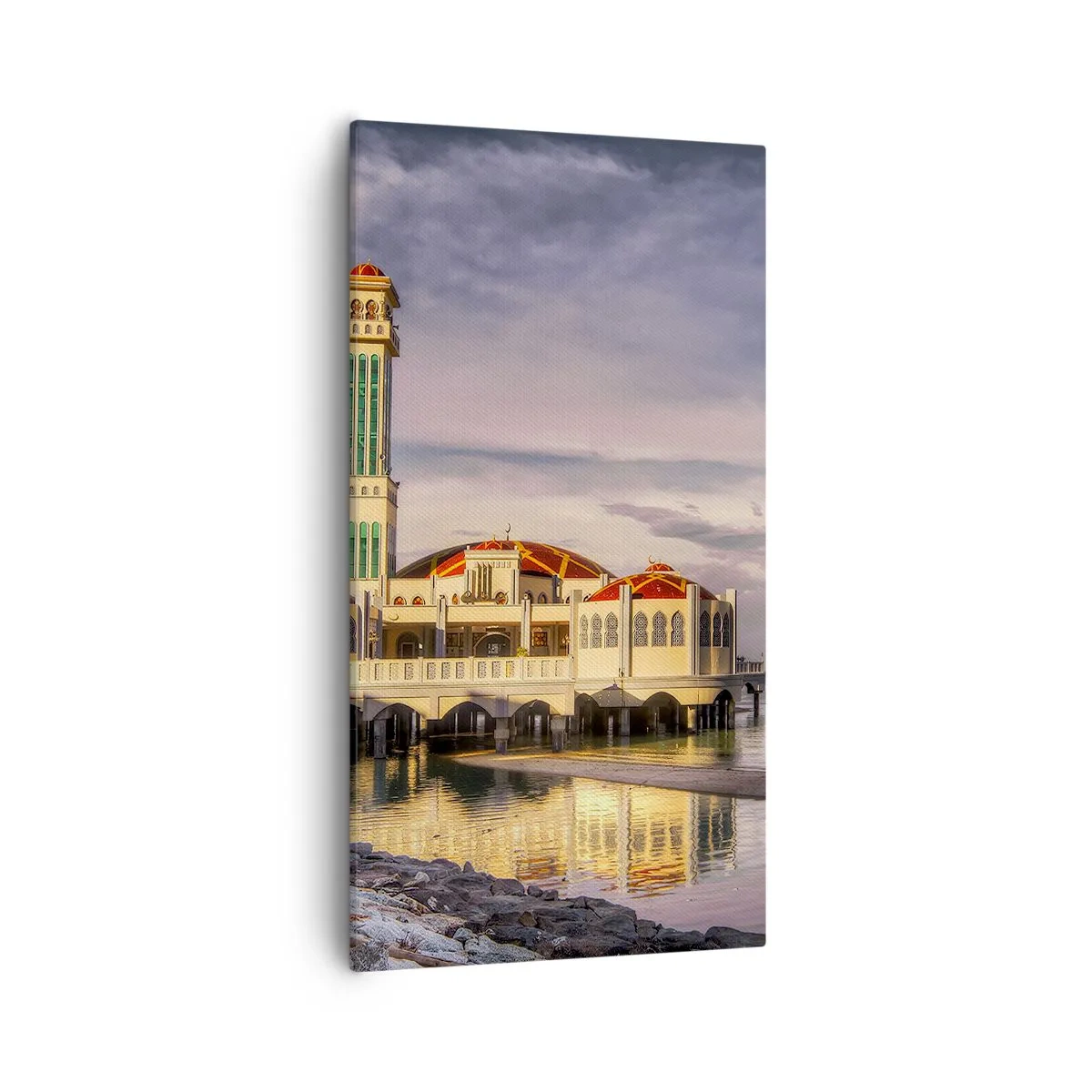 Bild auf Leinwand - Leinwandbild - Tempel der Natur - 55x100 cm