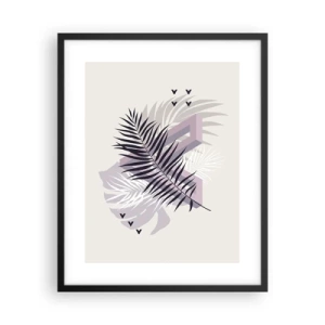 Poster in einem schwarzem Rahmen - Der Schatten des Schattens - 40x50 cm