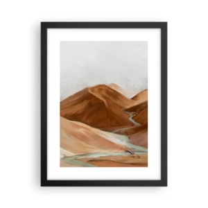 Poster in einem schwarzem Rahmen - Zur Quelle - 30x40 cm