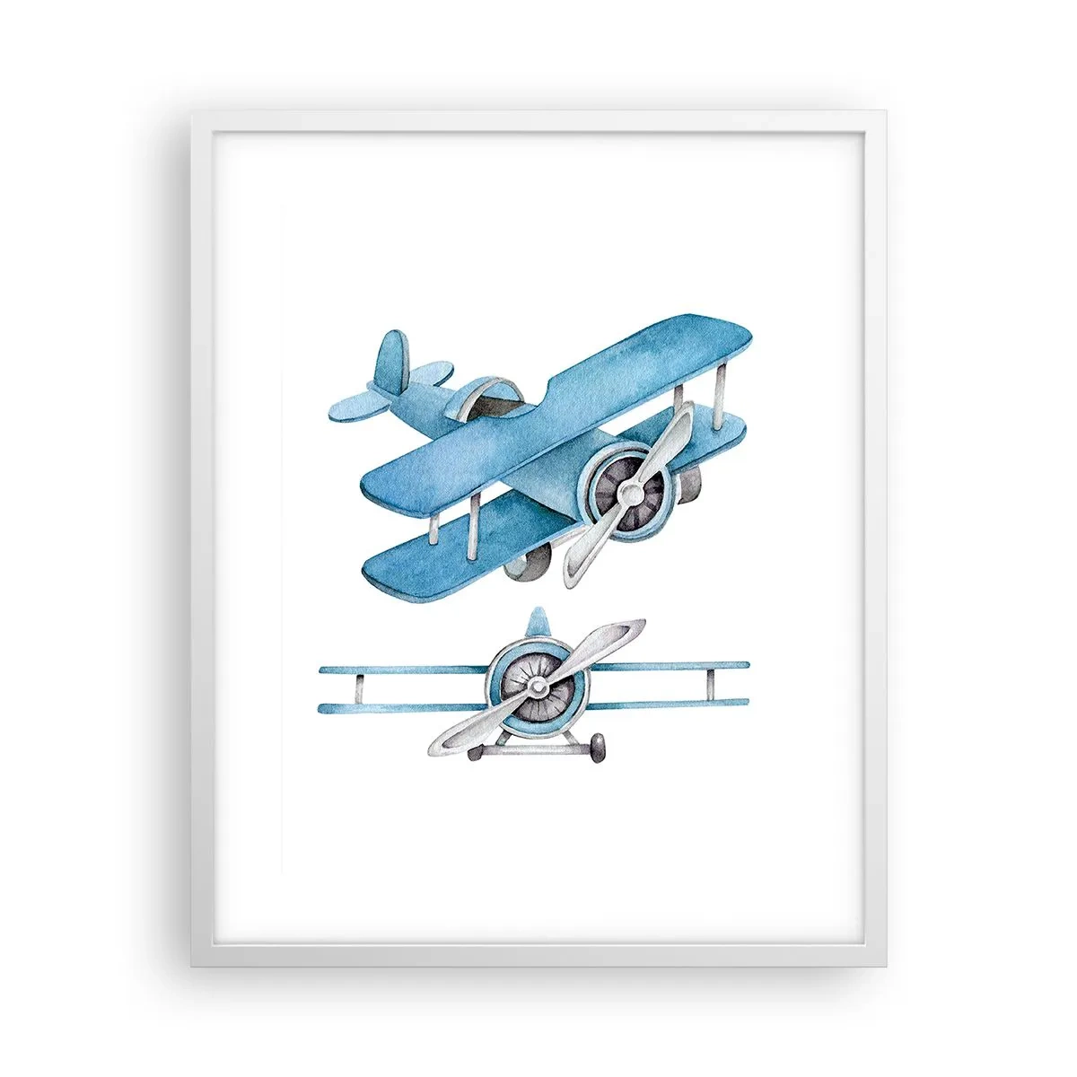 Poster in einem weißen Rahmen - Geboren um zu gewinnen - 40x50 cm