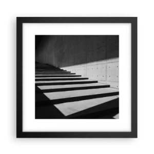 Poster in einem schwarzem Rahmen - Rohe Schönheit des Modernismus - 30x30 cm