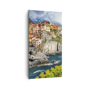 Bild auf Leinwand - Leinwandbild - Eine Gruppe umarmt die Felsen - 65x120 cm