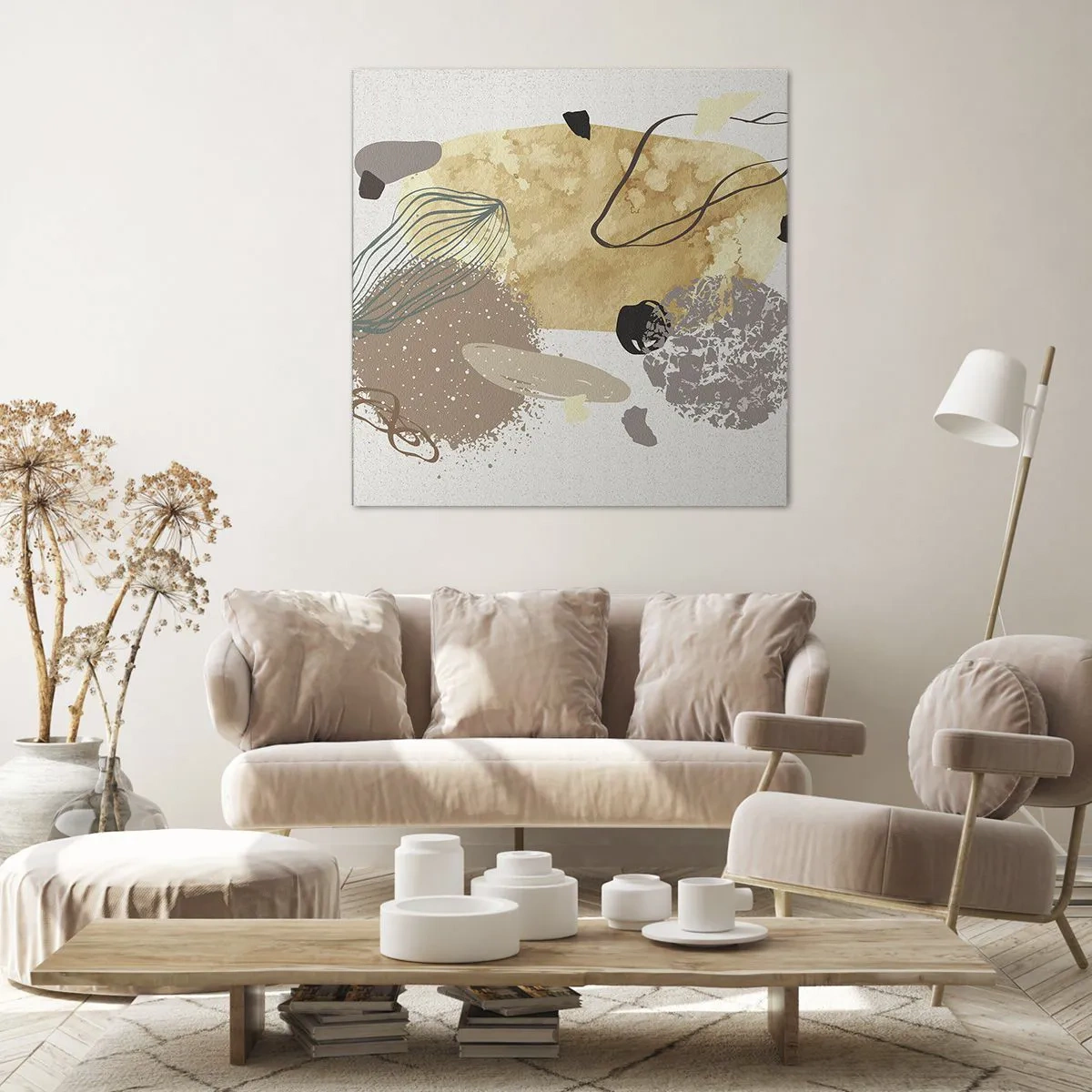 Bild auf Leinwand - Leinwandbild - Angewandte Plumkologie - 50x50 cm