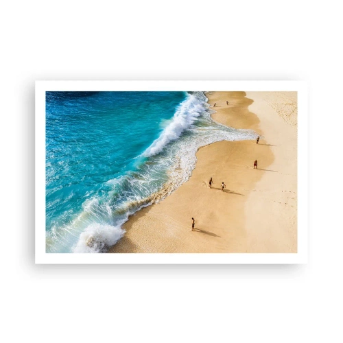 Poster - Und dann die Sonne, der Strand… - 91x61 cm