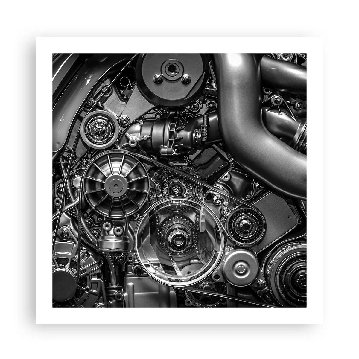 Poster - Die Poesie der Mechanik - 60x60 cm