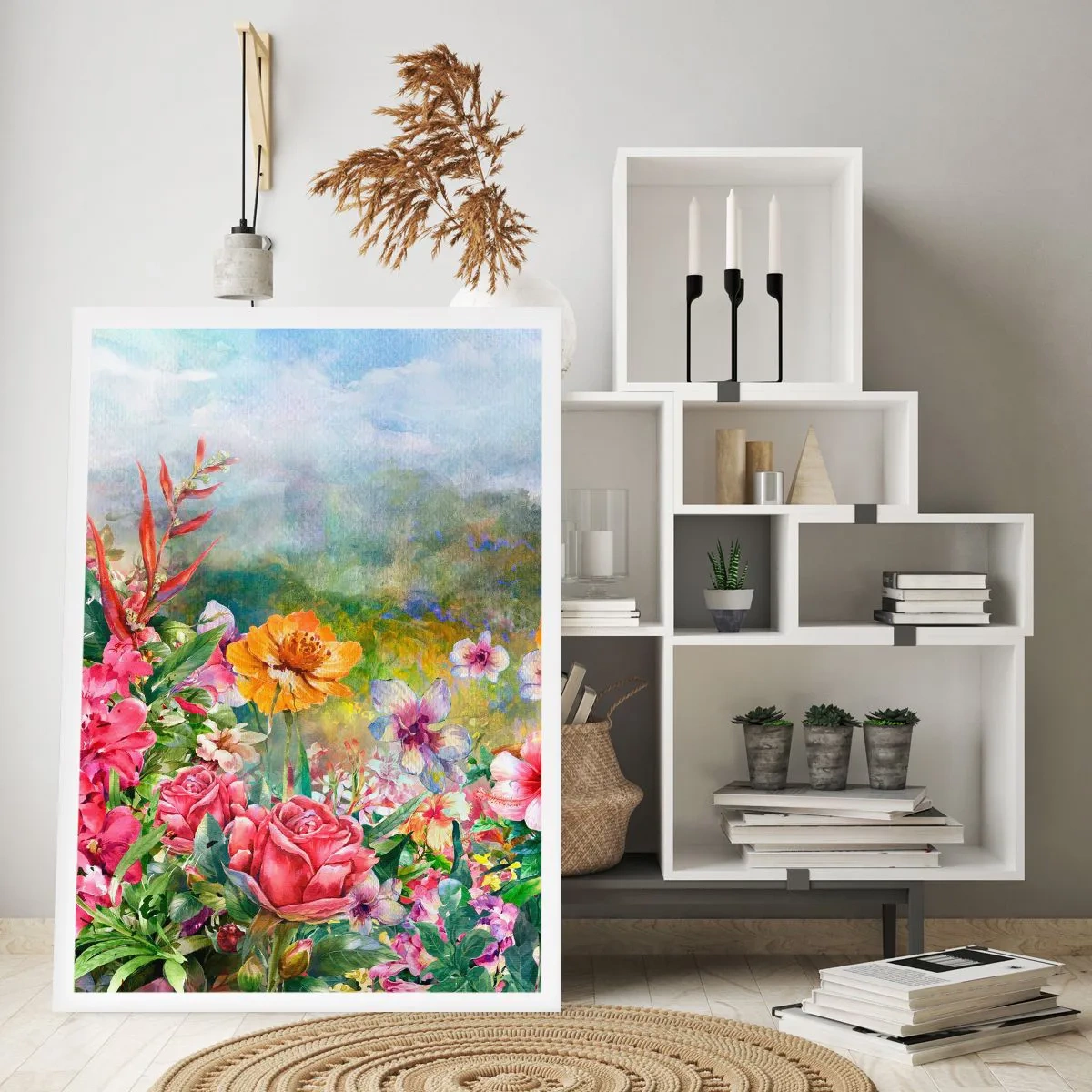 Poster - Ein Garten, der verrückt geworden ist - 30x40 cm