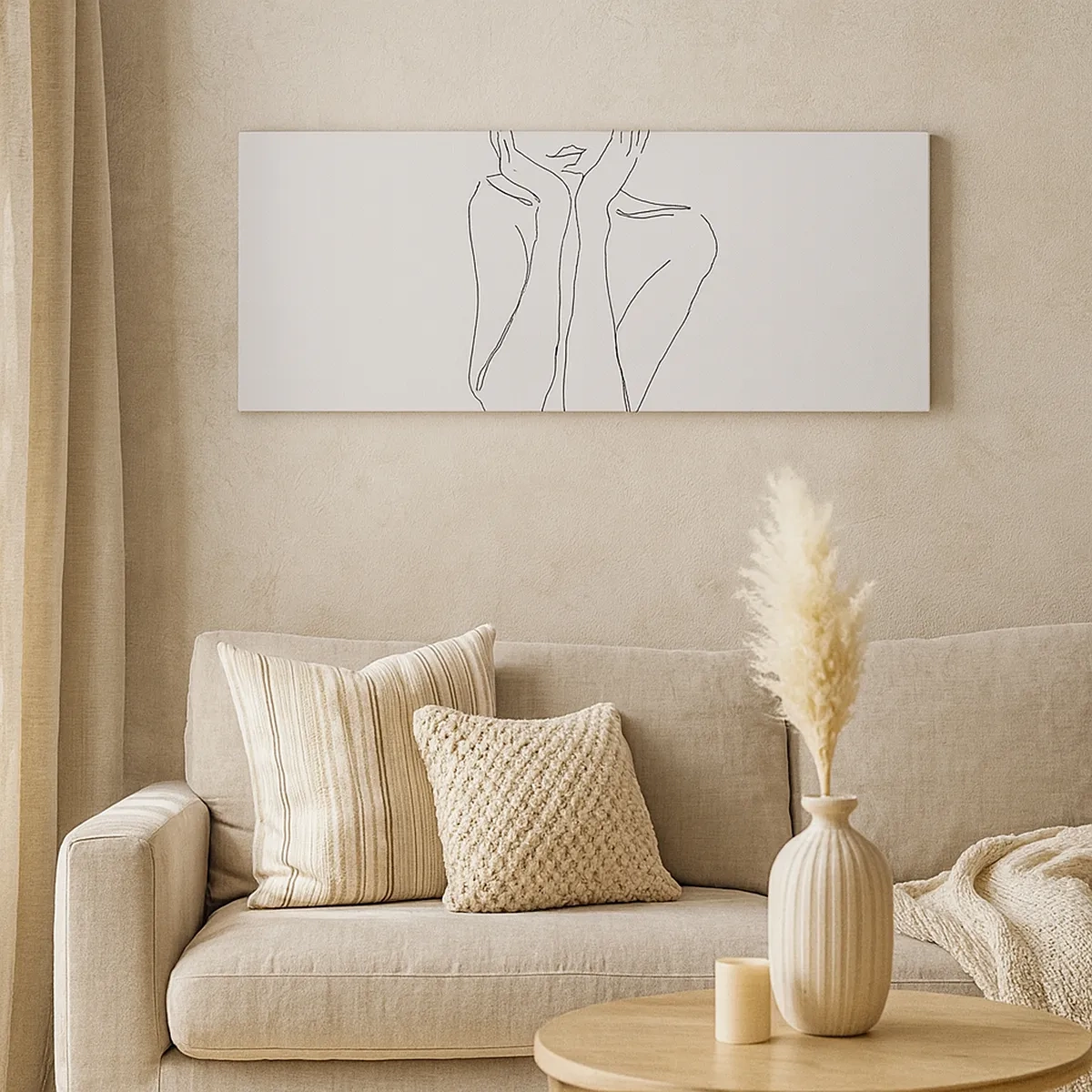 Bild auf Leinwand - Leinwandbild - Wovon Mädchen träumen - 30x30 cm