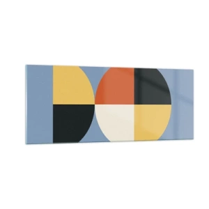 Glasbild - Bild auf glas - Beobachte und zähle - 100x40 cm