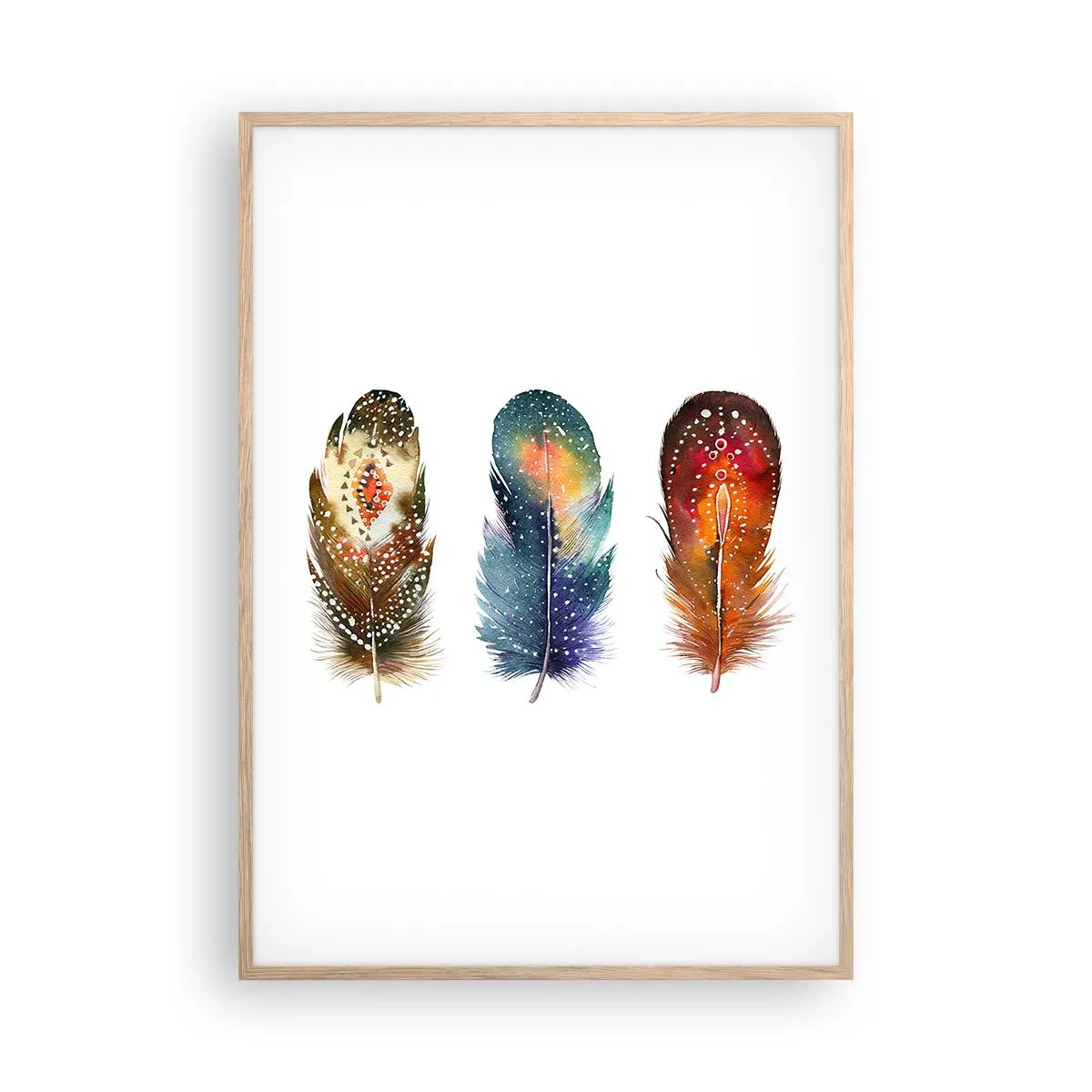 Poster in einem Rahmen aus heller Eiche - Rituale, Zeremonien, Geheimnisse - 70x100 cm