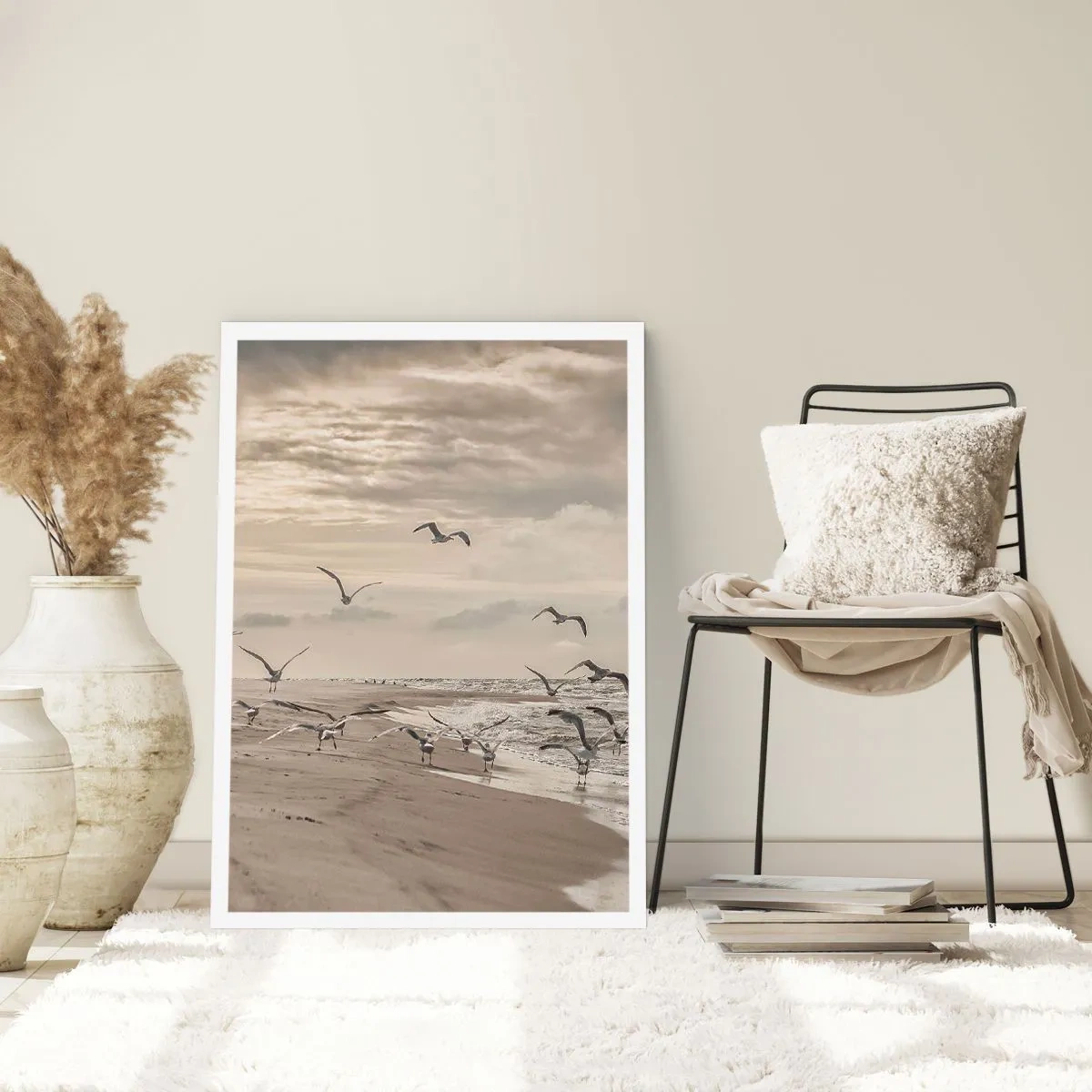 Poster - Meeresrauschen, Vogelgesang - 70x100 cm