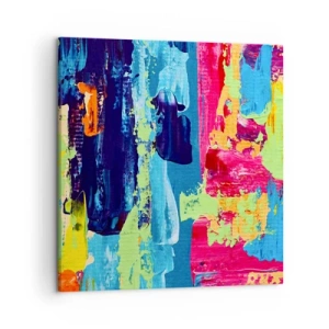 Bild auf Leinwand - Leinwandbild - Das Leben ist wunderschoen! - 50x50 cm