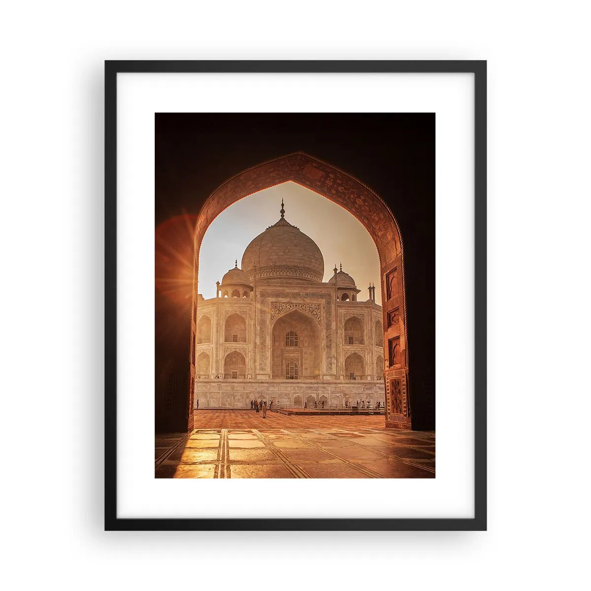 Poster in einem schwarzem Rahmen - Denkmal der überirdischen Liebe - 40x50 cm