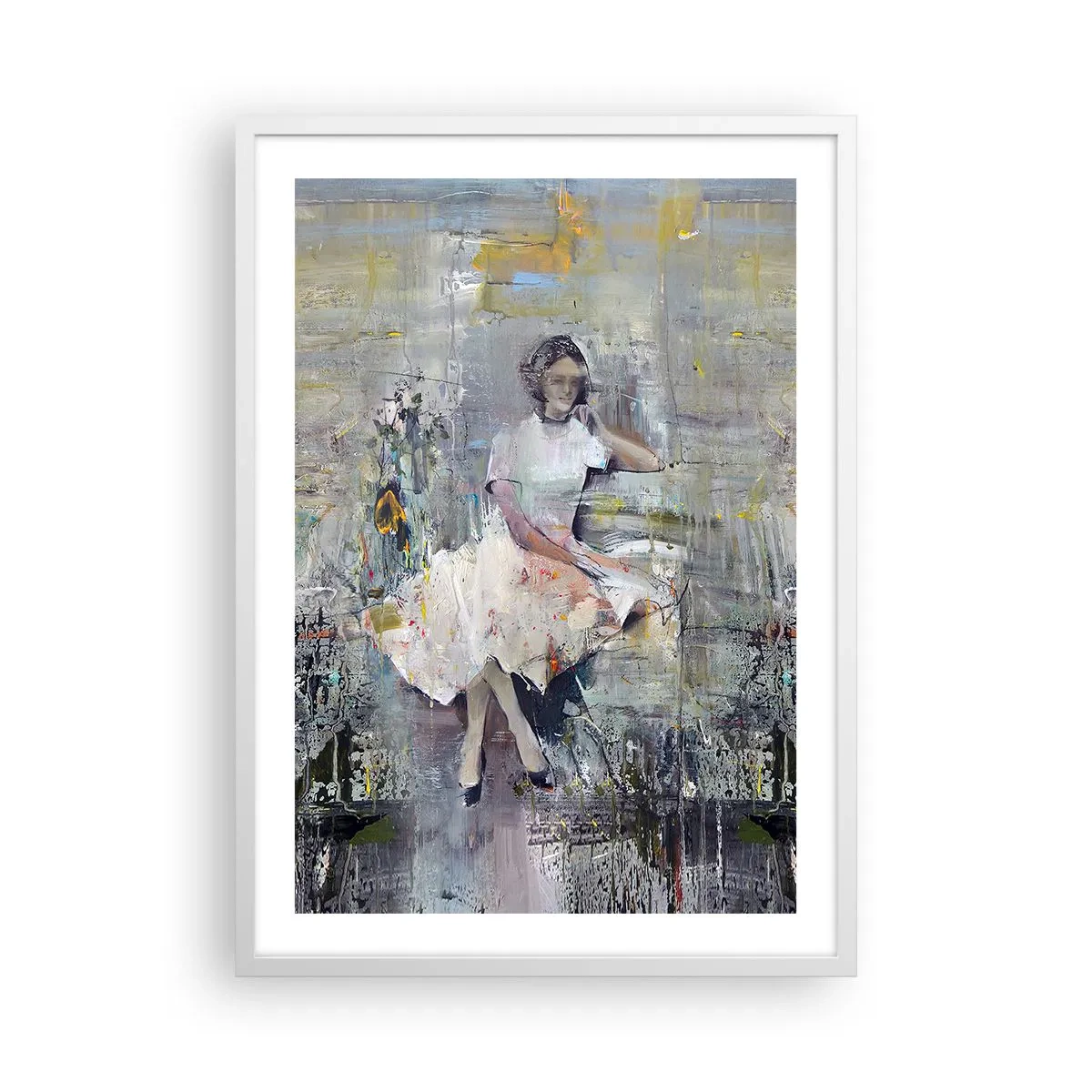 Poster in einem weißen Rahmen - Klassisch und modern - 50x70 cm