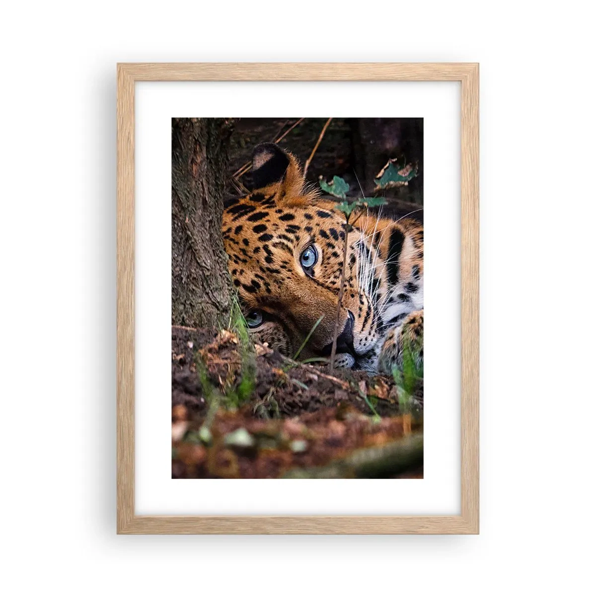 Poster in einem Rahmen aus heller Eiche - Vertrau mir - 30x40 cm