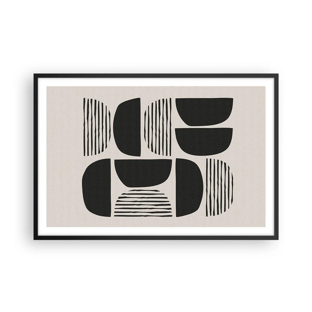 Poster in einem schwarzem Rahmen - Halbherzige Deals - 91x61 cm