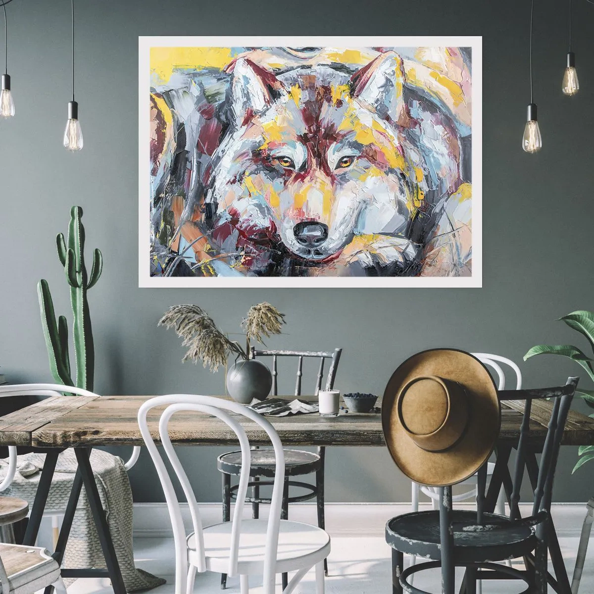 Poster - Seelenfrieden unter den Lieben - 50x40 cm