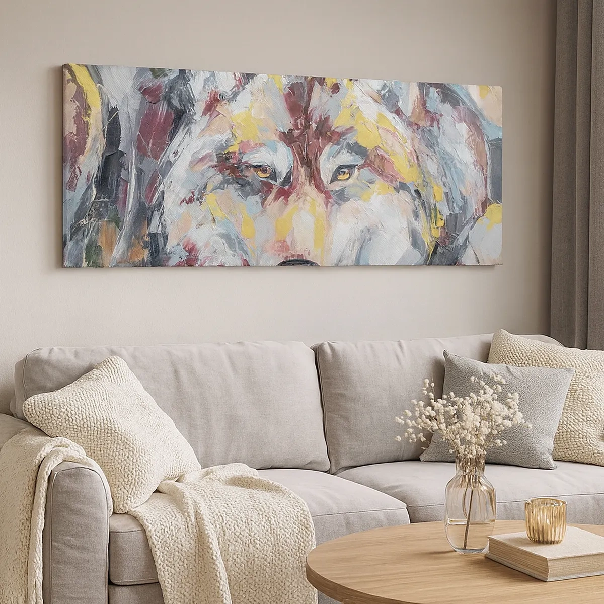 Bild auf Leinwand - Leinwandbild - Seelenfrieden unter den Lieben - 30x30 cm