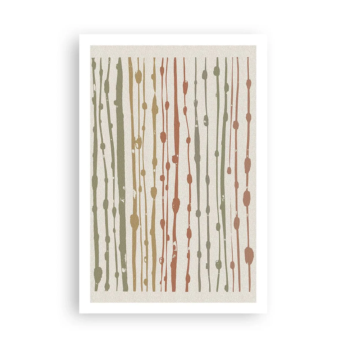 Poster - Musikalische Notation von Farben - 61x91 cm