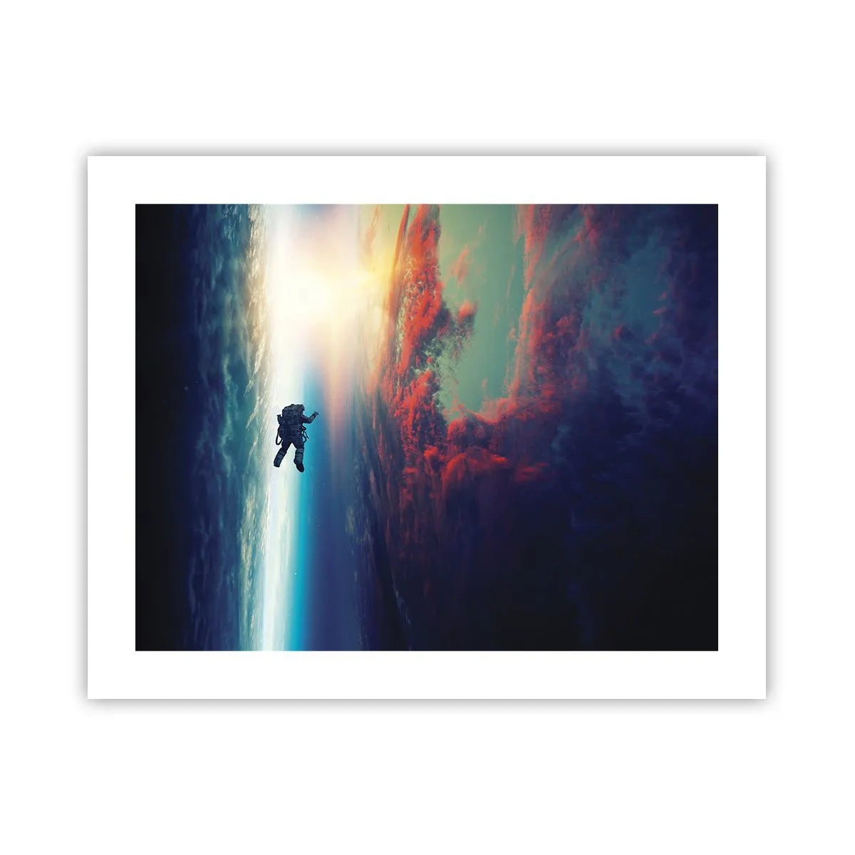 Poster - Sich dem Universum stellen - 50x40 cm
