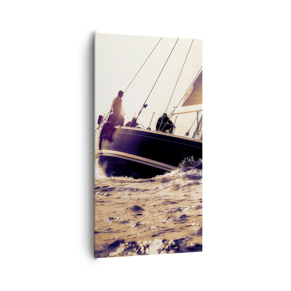 Bild auf Leinwand - Leinwandbild - Segle, Seemann - 65x120 cm