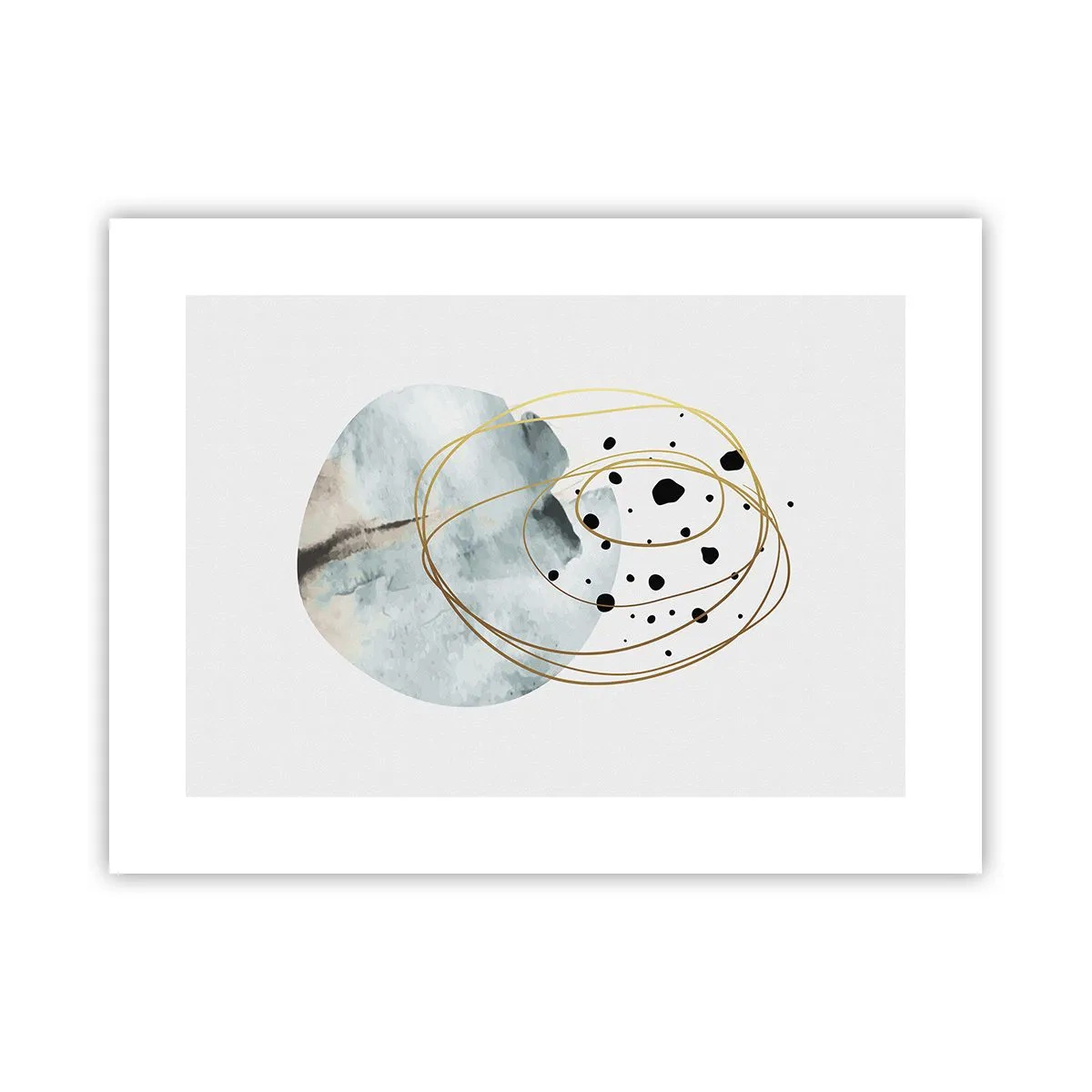 Poster - Vom Weltraum umarmt - 40x30 cm