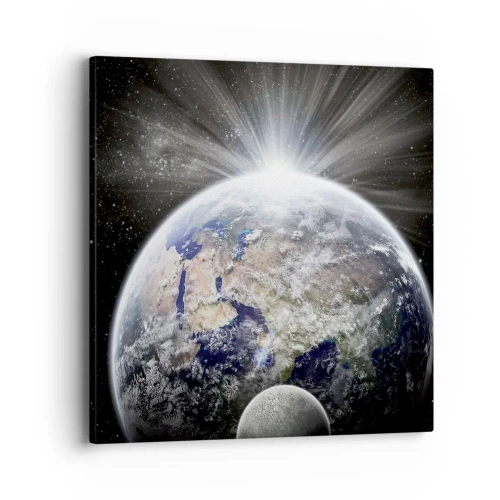 Bild auf Leinwand - Leinwandbild - In voller Pracht - 40x40 cm